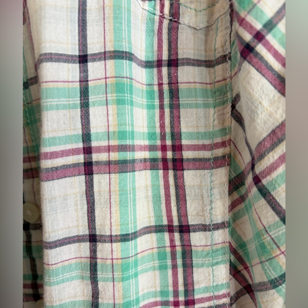 Torrid Plaid Button-Up Shirt Size 3 - Picture 4 of 8